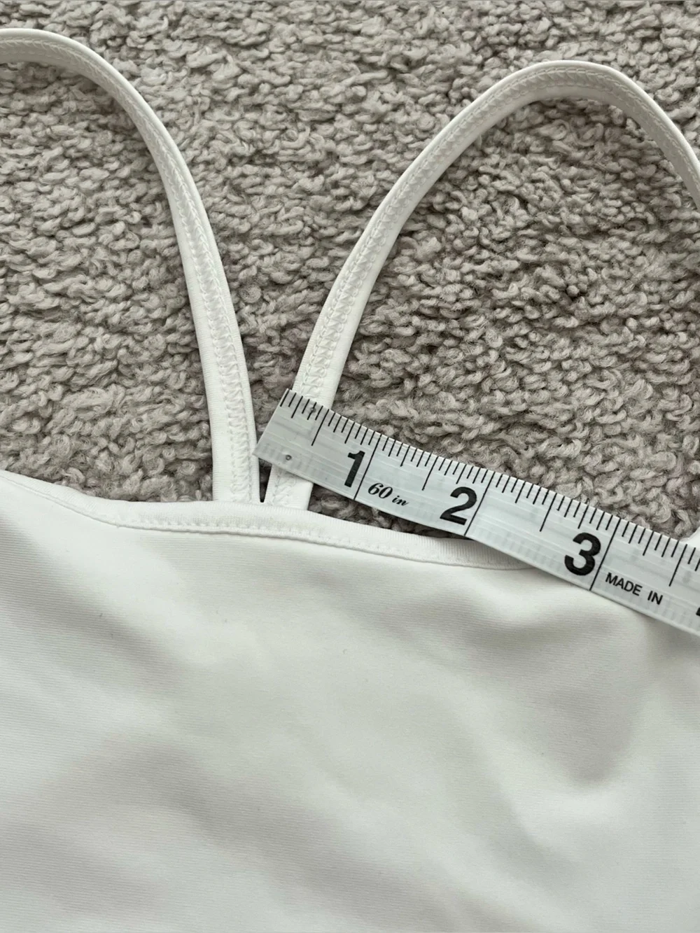 Old Navy Active Powersoft White Racerback Sports Bra